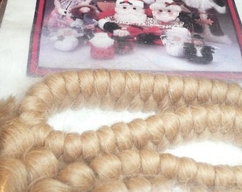 12/"R Curly Braid Wool DOLL WIG /& THEATRE Facial hair Model horses Maines /& tails