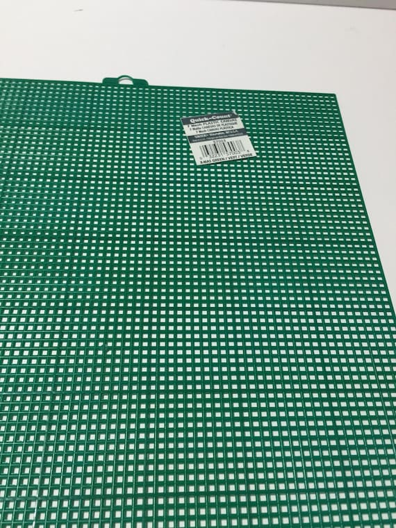 Buyer's Choice Of 1-7 Count Mesh Plastic Canvas Sheet Lilac, Mint Green, Clear, Brown, Navy, Light Mauve