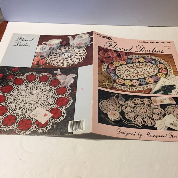 Leisure Arts Doilies Crochet Leaflets Dainty, Delicate, Floral, Medley, A Year Of Book Two Your Choice