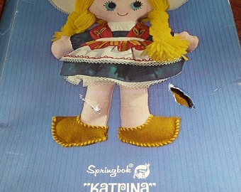 Vintage Springbok Katrina Doll Craft Kit