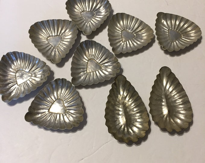 Sandbakkel Tart Tins Hearts, Teardrop or Leaves Etsy