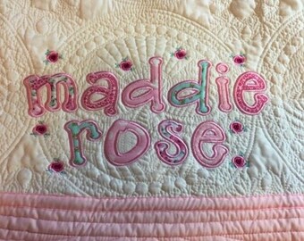 personalized baby quilts