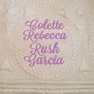 Personalized Baby Quilt, Baby Quilt, Monogrammed Baby Quilt, Cotton Quilt, Baptism Gift, Baby Shower Gift