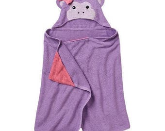 Hooded Bath Towel, Personalized Bath Towel, Embroidered Bath Towel, Baby Bath Towel, Toddler Bath Towel