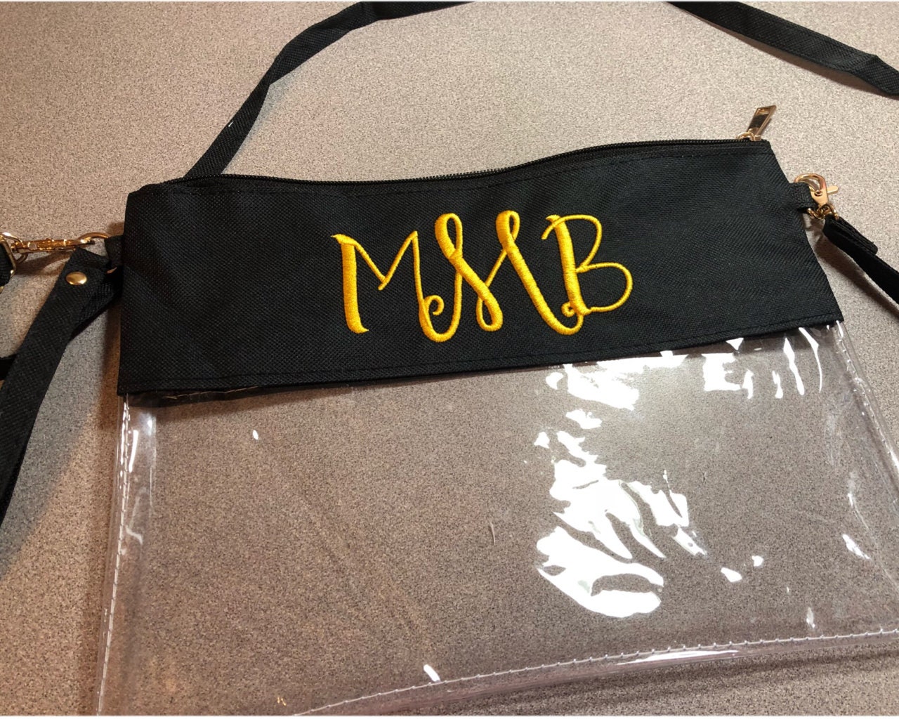 Stadium Bag Clear Stadium Bag Game Day Bag Monogrammed Etsy