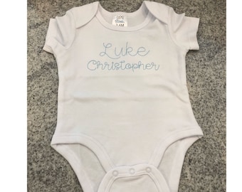 Personalized Baby Bodysuit, New Fan Outfit, Bodysuit, Baby Girl Bring Home Outfit, Baby Boy Outfit, Baby Shower Gift, Baby Gift, Baby