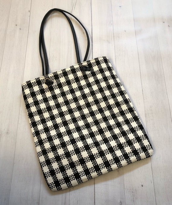 Monogrammed Tote Bag, Buffalo Check, Plaid Purse, Monogram Tote, Personalized Tote Bag, Personalized Gift, Birthday Gift