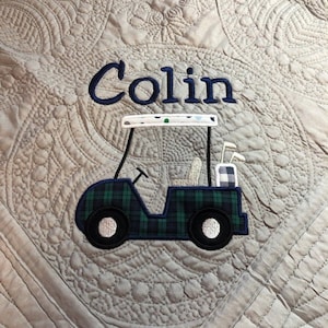 Monogram Baby Blanket, Personalized Baby Quilt, Baby Quilt, Monogrammed Baby Quilt, New Baby Boy Gift, Baptism Gift, Baby Shower Gift