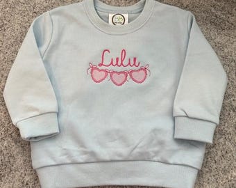 Toddler Name Sweatshirt, Custom Name Sweatshirt, Kids Personalized Shirt, YOUTH Personalized Sweatshirt, Valentines Day Gift, Birthday Gift