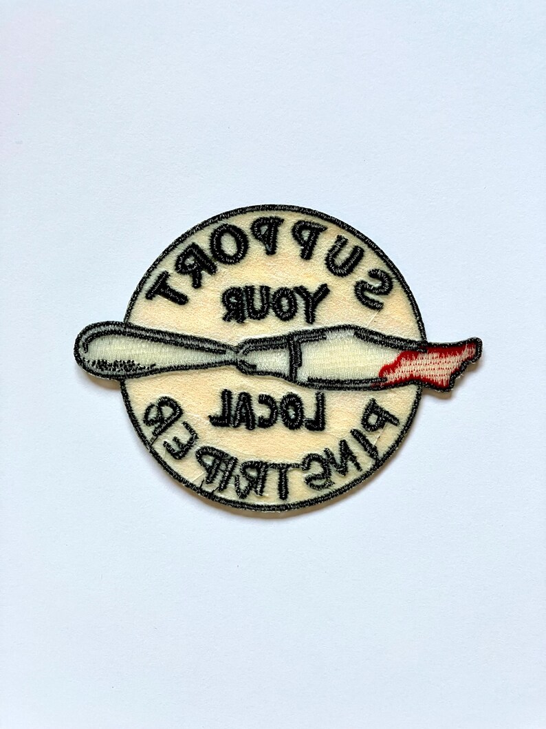 Support Your Local Pinstriper Iron-On Patch (4x3in) image 4