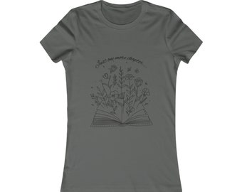 Just One More Chapter | Open Book Shirt | Comfy T-Shirt