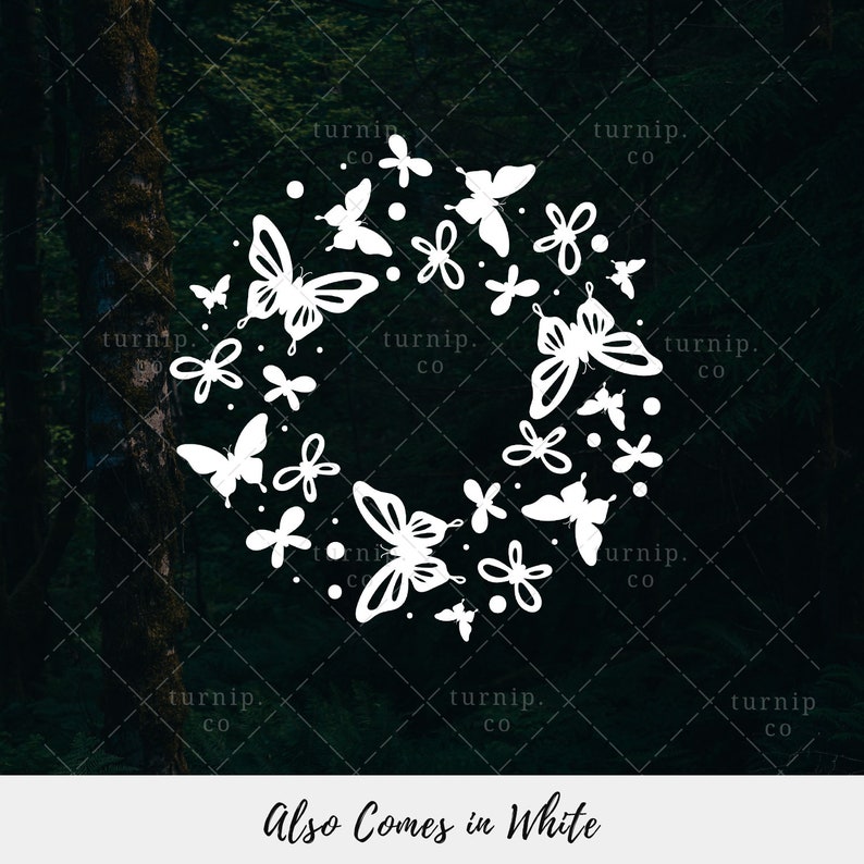 Free Free 232 Butterfly Circle Border Svg SVG PNG EPS DXF File