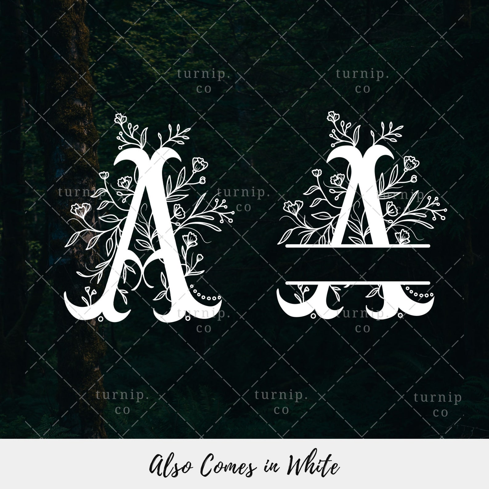 Monogram Divider Monogram Divider Letter A SVG & PNG Clipart Sublimation - Etsy