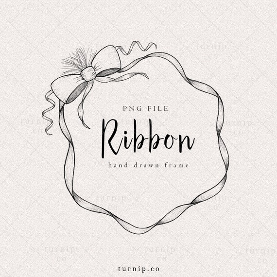 Ribbon Logo Border