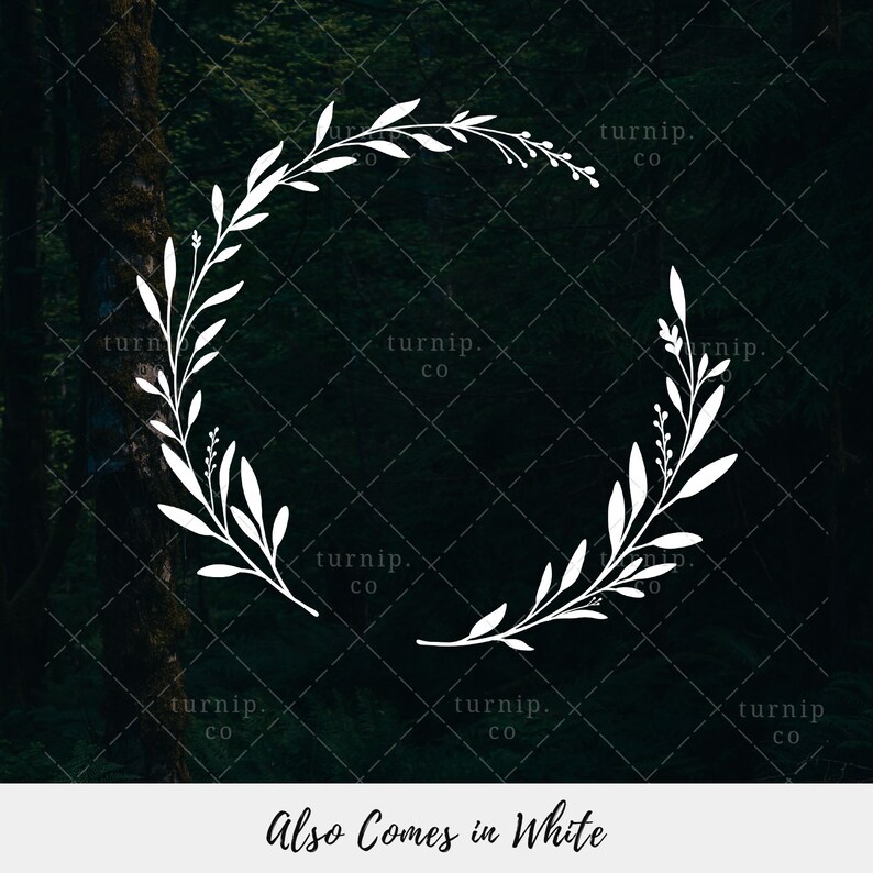 Download Laurel Wreath SVG Branch Frame Clipart Circle Leaf Border ...
