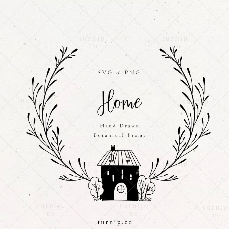 Download Family Welcome Sign Wreath SVG House Frame Clipart png | Etsy