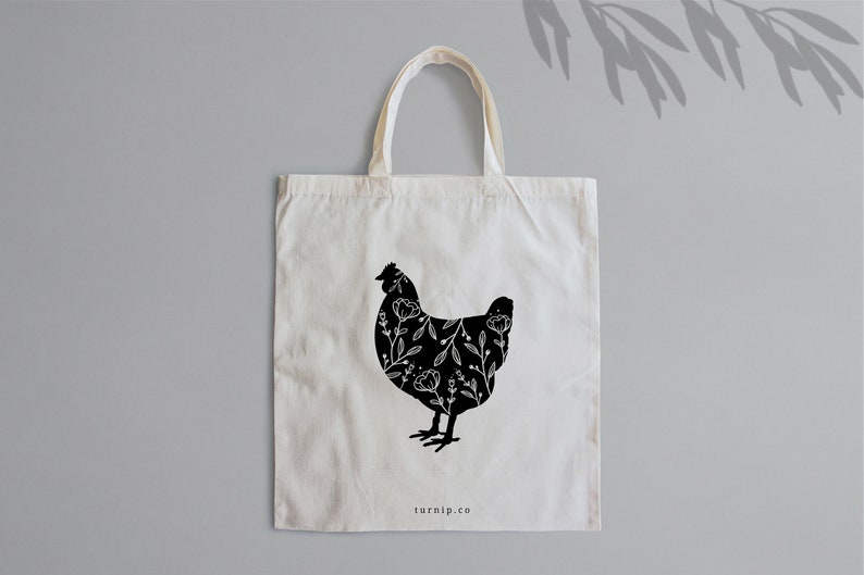 Download Floral Chicken SVG Clipart Flower Sublimation Design Rooster | Etsy