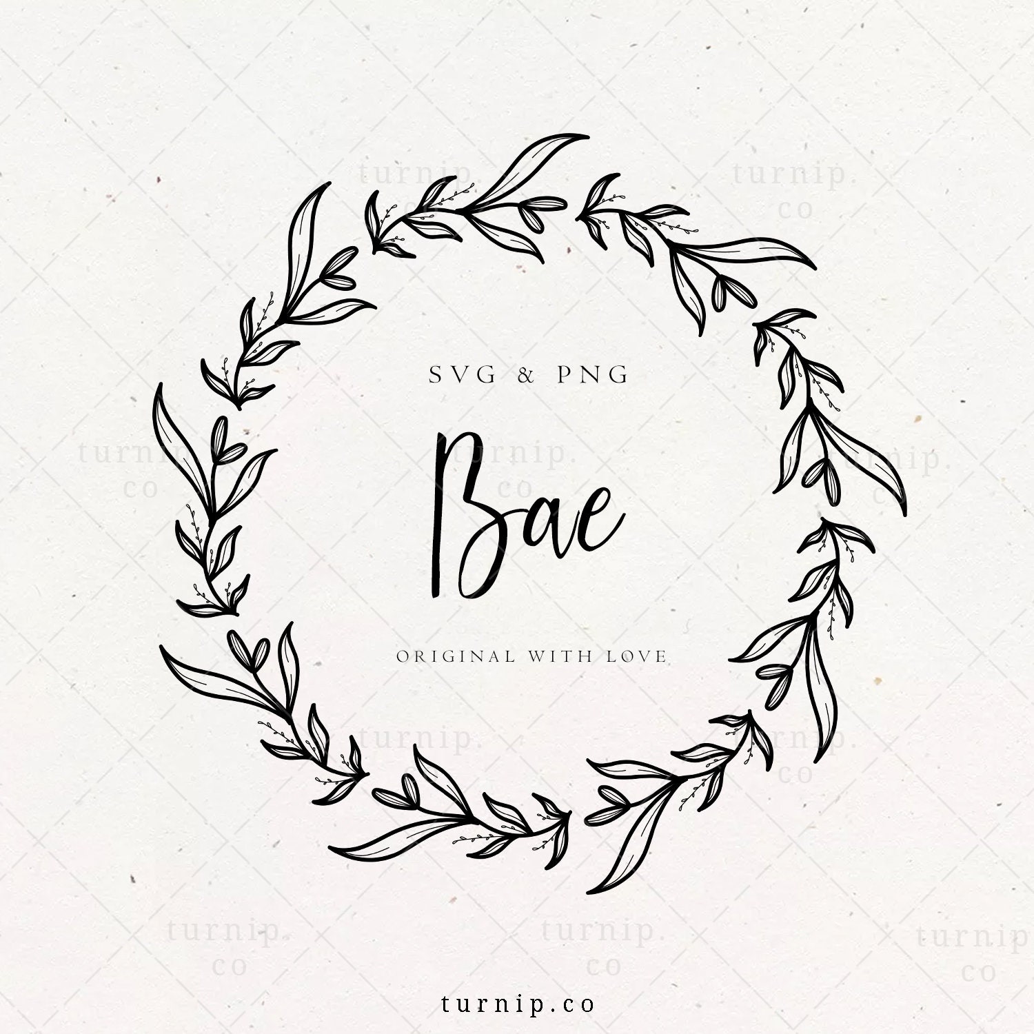 Download Circle Wreath Svg Laurel Wreath Floral Frame Simple Leaf Etsy