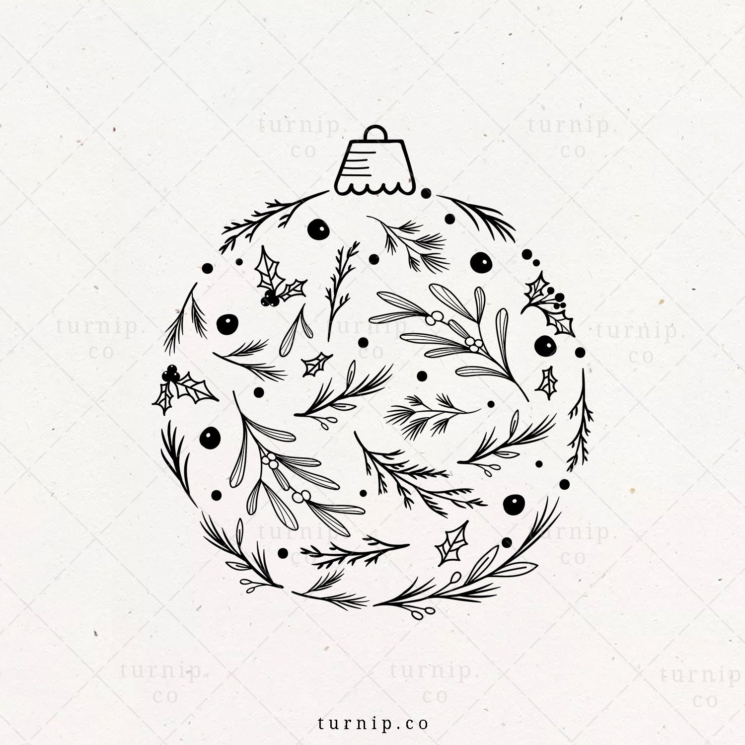 Download Christmas Ornament Svg Png Clipart Sublimation Graphic Etsy
