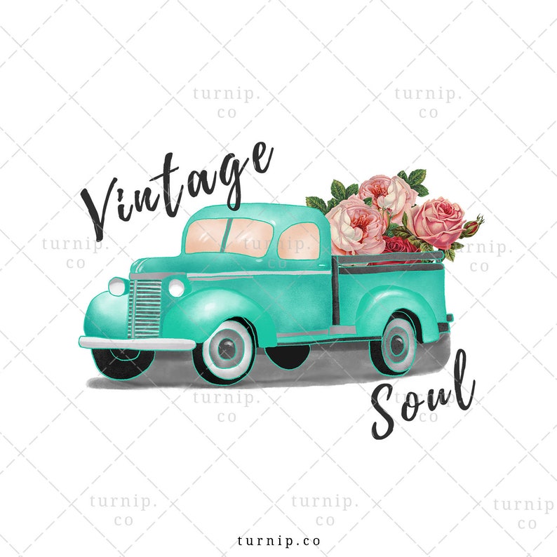 Vintage Soul Sublimation Clipart Graphic PNG Cartoon PNG