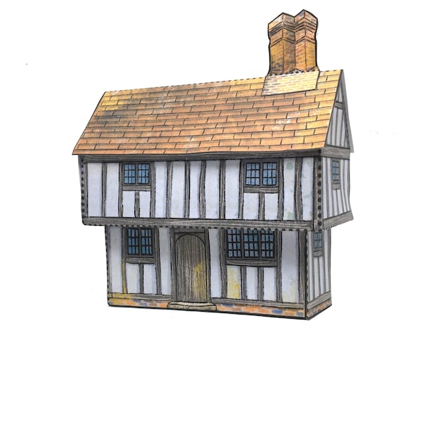 Tudor House Paper Model Download