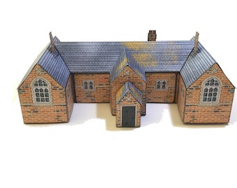 Download Victorian School Paper Model