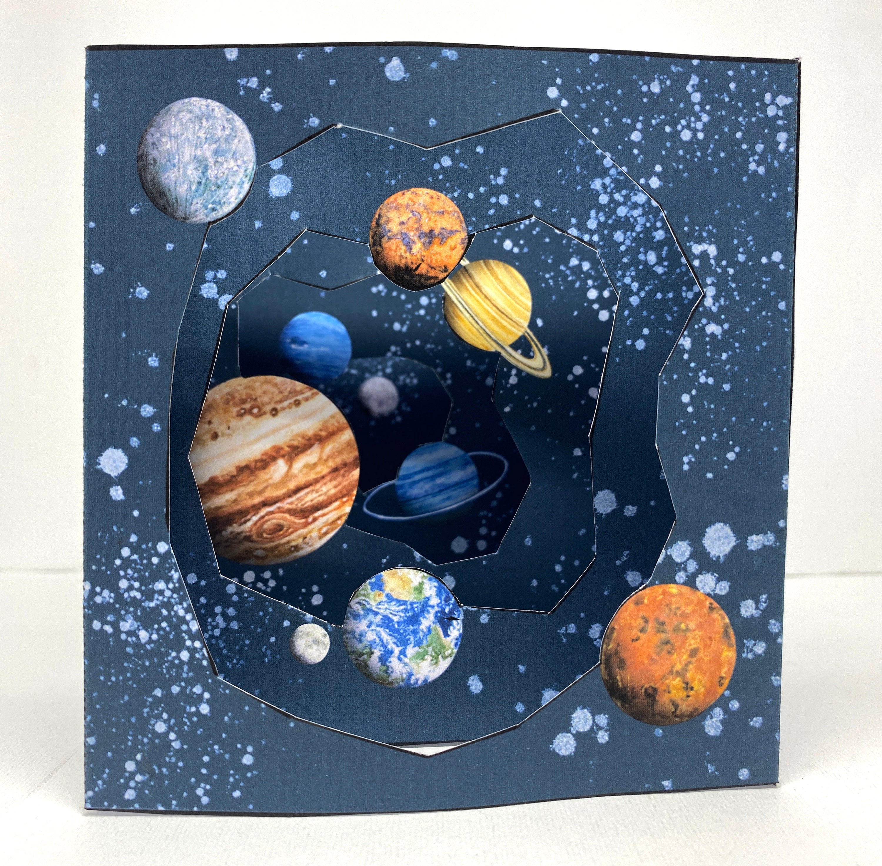 Printable Solar System Tunnel Card Etsy UK
