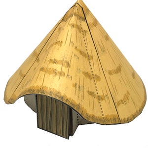 Download Iron Age Roundhouse Paper Model Kit