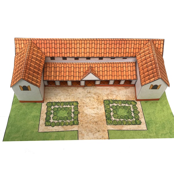 Roman Villa Paper Model Download