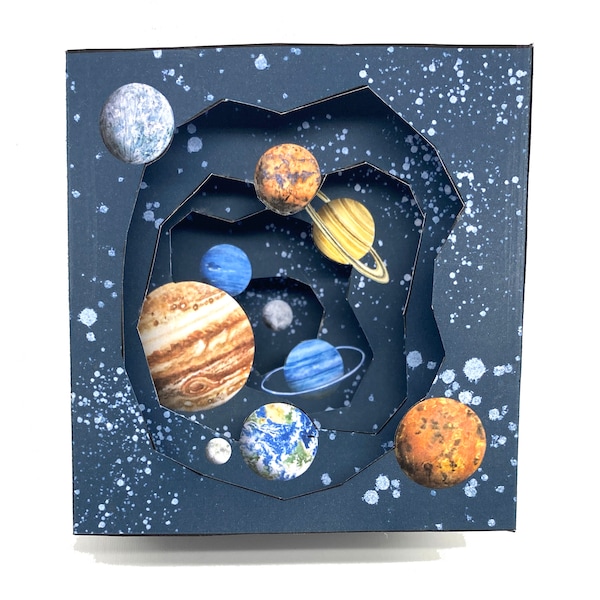 Solar System Tunnel Card Download