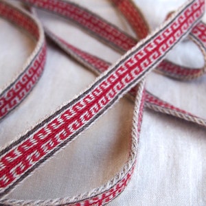 Greek pattern woolen woven band, ancient reenactment, hellenic, Greco-Roman clothes, pattern A45
