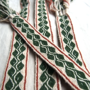 Tablet woven belt, card woven braid, viking belt, medieval belt, Brettchenborte, tablet weaving, tablet weave, Viking clothes, Larp, B12