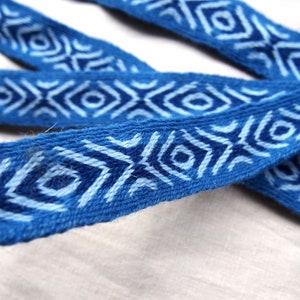 Tablet woven belt for early medieval reenactment, card woven band, woven braid, viking belt, Brettchenborte, tablet weaving,tablet weave,A19