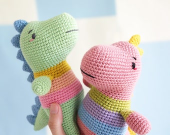 Pido Dinogal The Dinosaur, Dinosaur Amigurumi Pattern, Dinosaur PDF Pattern, Dinosaur Amigurumi PDF Pattern