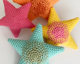 Ombre Star Amigurumi Pattern