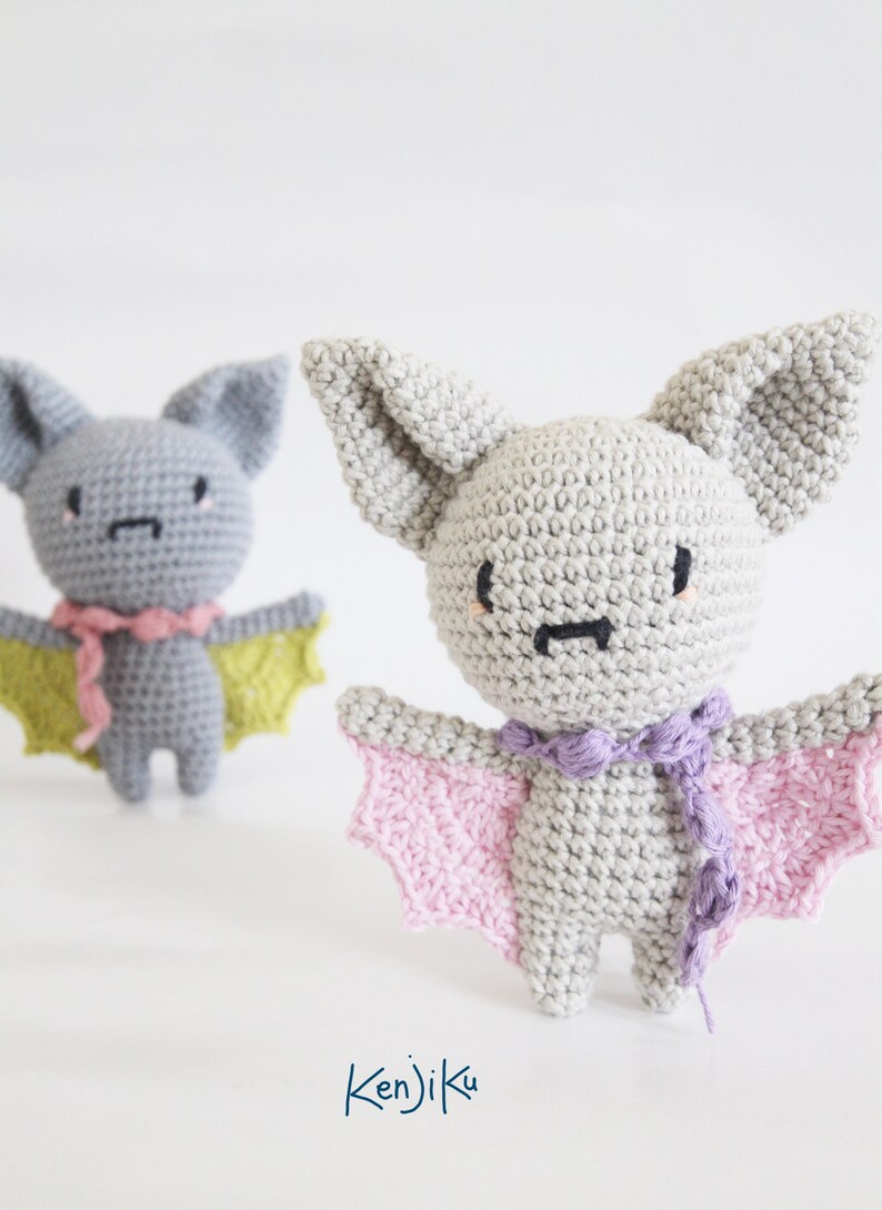 Mini Bat Amigurumi Pattern Bat Amigurumi Pattern Bat Crochet Etsy