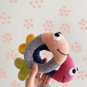 Fish Baby Rattle | Baby Rattle | Fish Baby Toy | Baby Toy | Fish Pattern | Fish Amigurumi Pattern