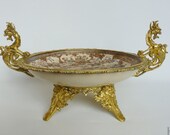 Japanese Meiji period Satsuma pottery dish. 19th century Satsuma bowl.