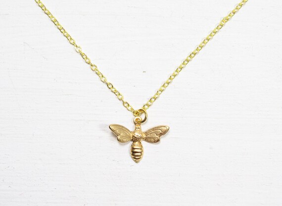 Little on sale bee necklace