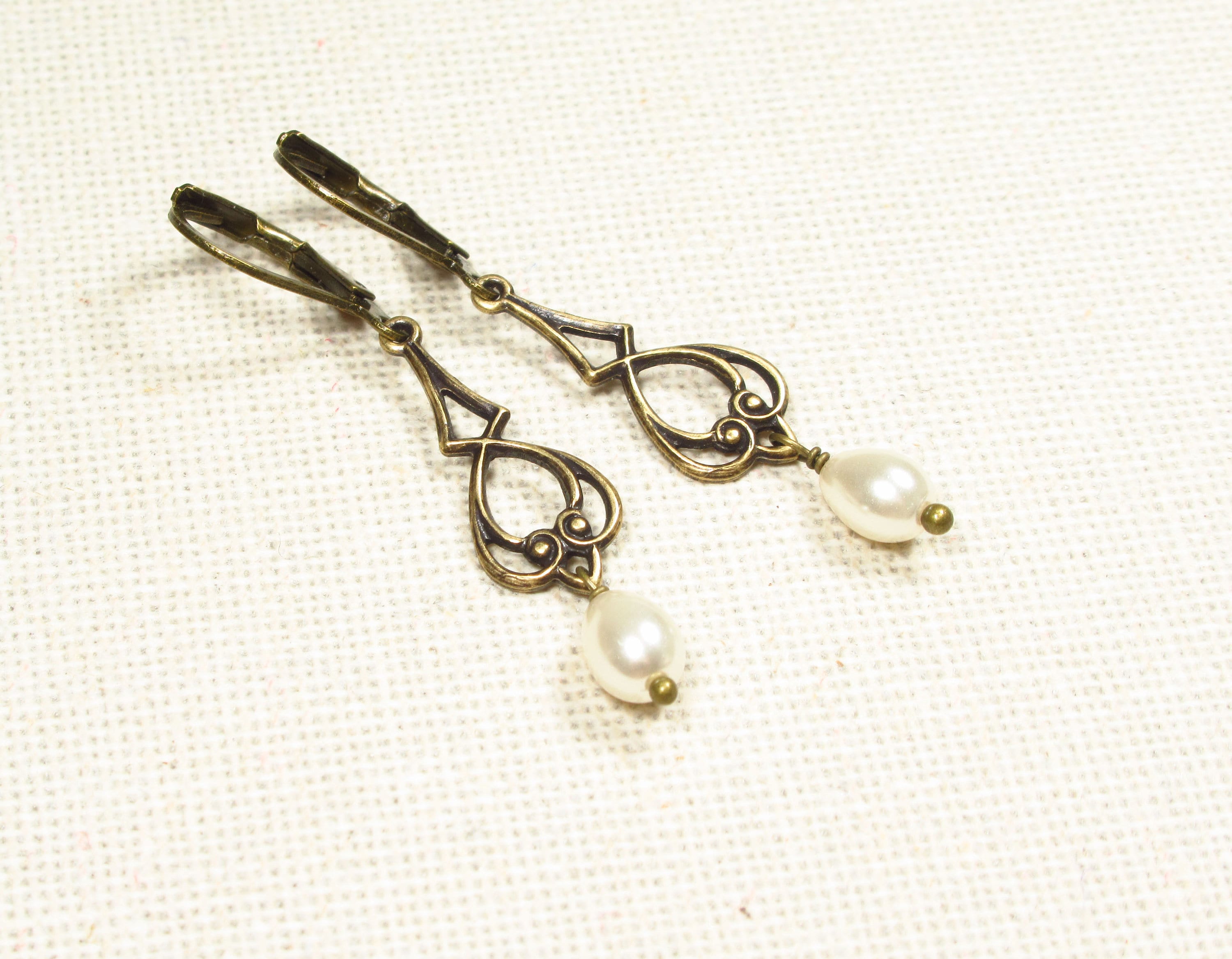 Orecchini A Clip Vintage Art Déco Con Cristalli Aurora - Foto 11