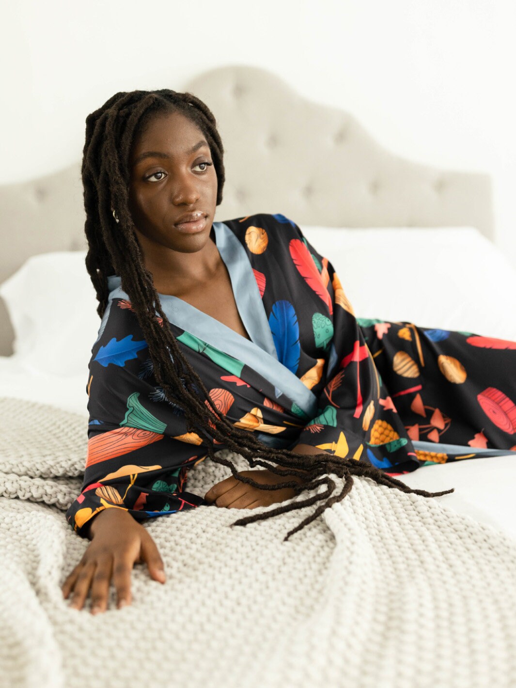 Hippie Psychedelic Mushroom Women's Robe
