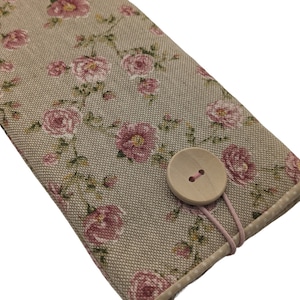 Étui portefeuille pour iPhone 14 en tissu floral, étui pour iPhone 12 Pro Max, étui pour iPhone 13 pro max, étui en tissu pour iPhone 13, tissu pour iPhone XR image 1