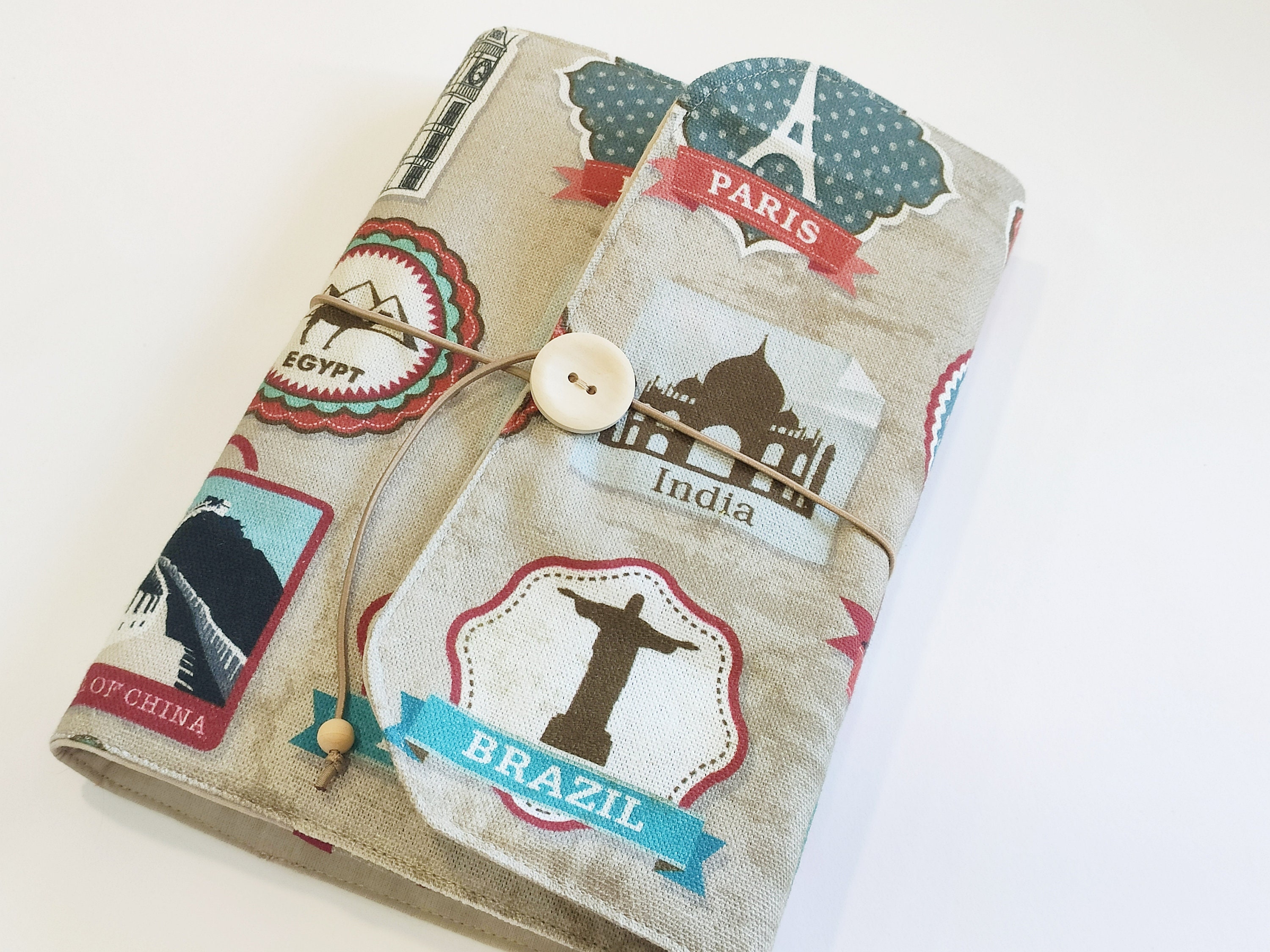 Book Sleeve world Fabric Book Sleeve Book Lover Gift Book Etsy