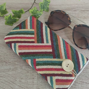 Étui à lunettes souple, Pochette rembourrée pour lunettes de soleil, Étui à lunettes