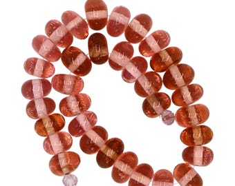 wHandmade Lampwork Beads:  set 34 round