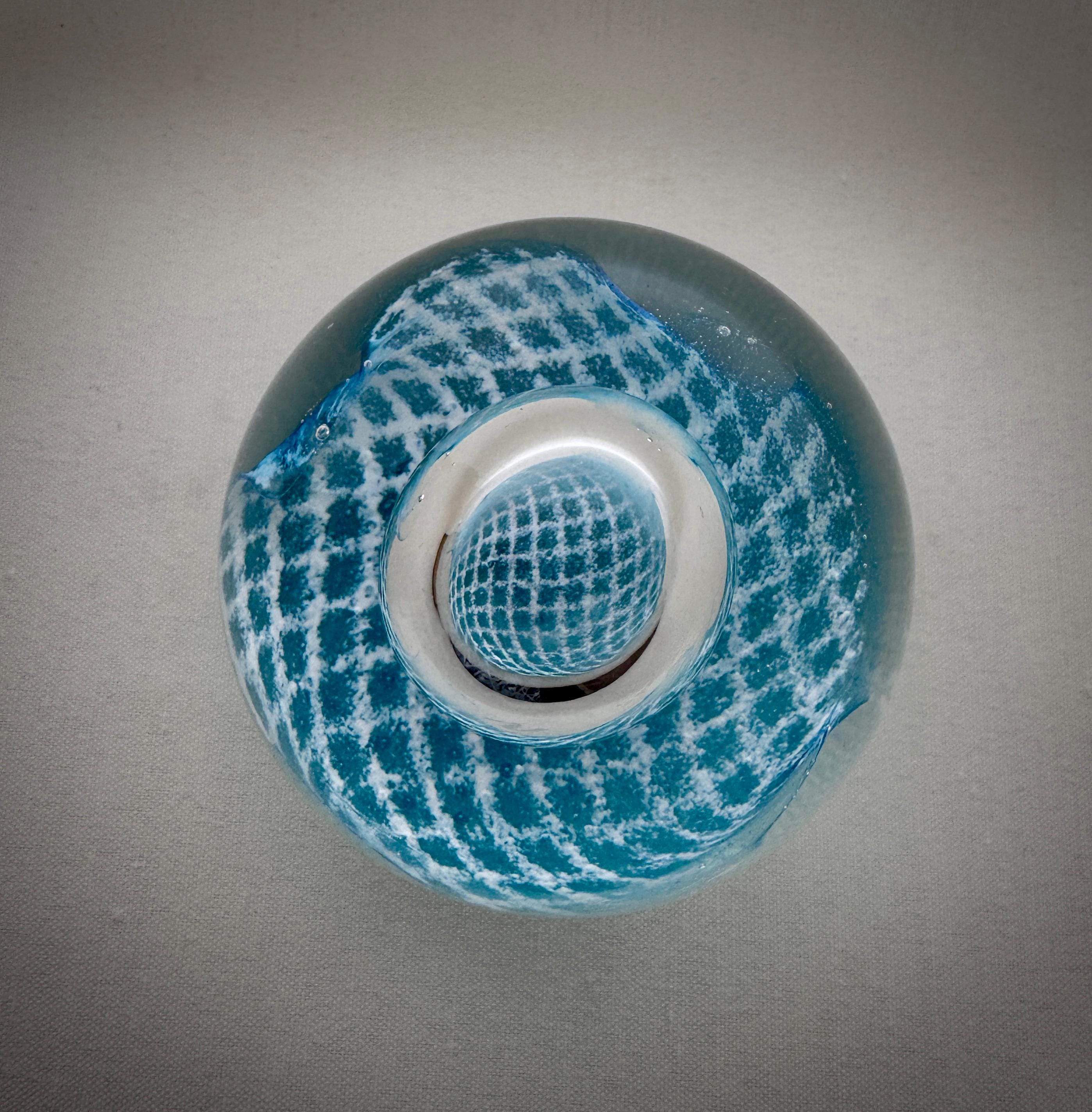 Caithness Blue Paperweight - Etsy