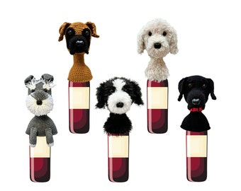 Dog Wine Bottle Cover - Dog Gifts for Women