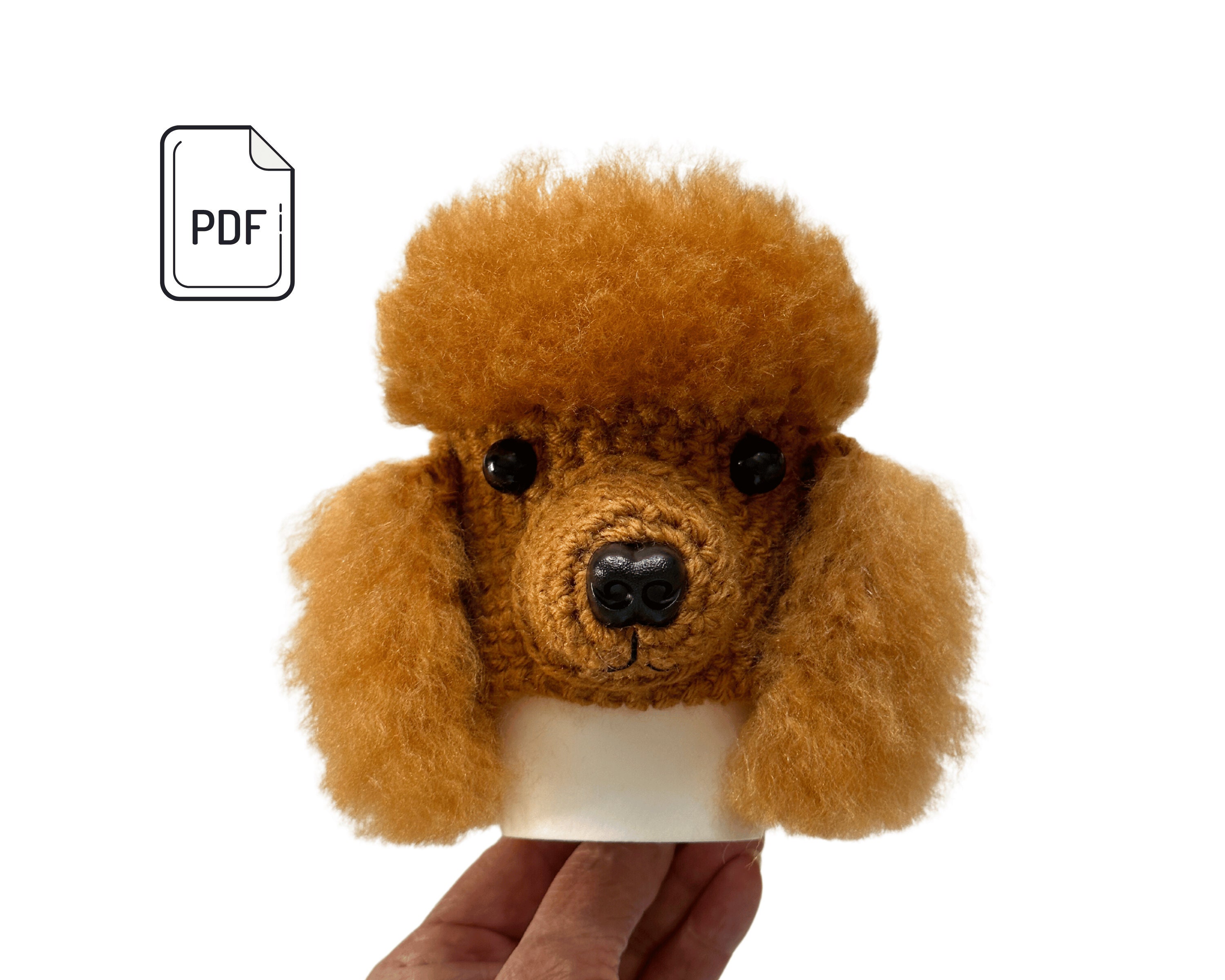 30 Poodle Crochet Patterns to Stitch Adorable Dogs, Toys, and Textured Amigurumi 21 Realistic Toy Poodle Crochet Pattern