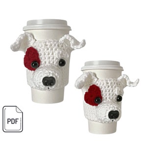 Puppy Crochet Pattern, Realistic Puppy Dog Crochet Pattern, Cup Cozy Pattern, Crochet for Dogs, Crochet Dog Gift, Crochet Dog Lover Gift