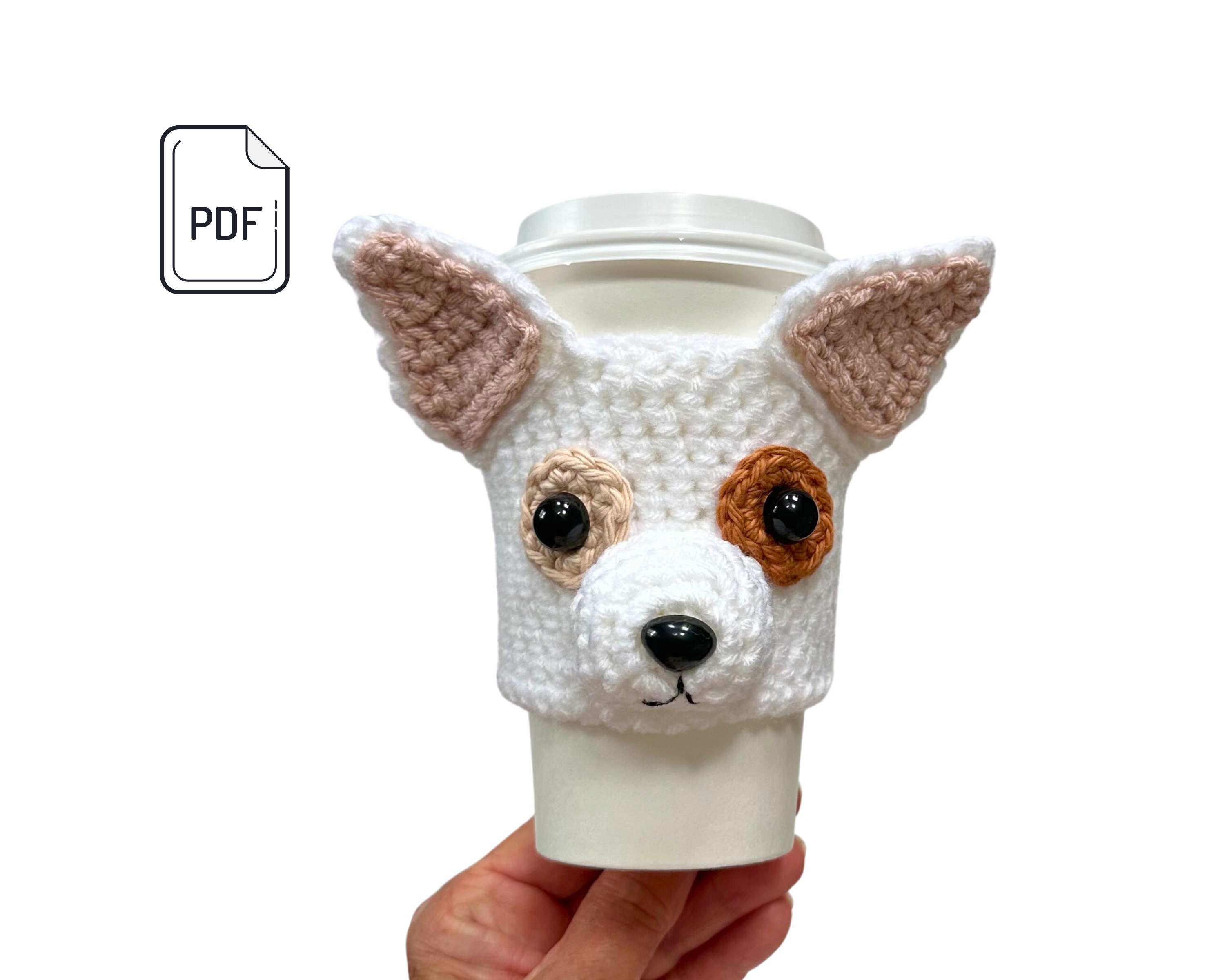 31 Chihuahua Crochet Patterns to Stitch Tiny Dogs, Gifts, and Display Pieces 3 Teacup Chihuahua Cup Cozy
